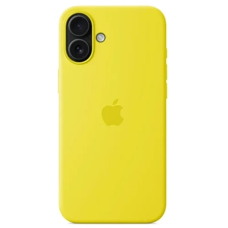 Apple iPhone 16 Plus Silicone Case MagSafe - Yellow (Star Fruit)