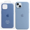 Apple iPhone 15 Silicone Case MagSafe - blue (Winter Blue)