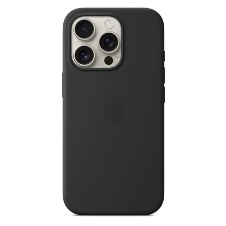 Apple iPhone 16 Pro Silicone Case MagSafe - Black [OUTLET]