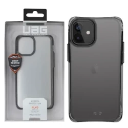 Etui Urban Armor Gear Plyo do Apple iPhone 12 mini - transparentne z czarną ramką (Ice)