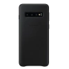 Samsung Galaxy S10 Leather Cover phone case - black [OUTLET]