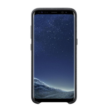 Samsung Galaxy S8 Plus Alcantara phone case - dark gray