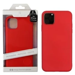 Silicone case for Apple iPhone 11 Pro Max Just Must Candy - red