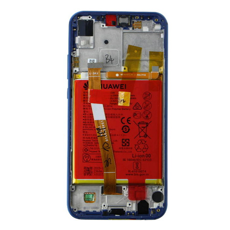 Huawei P20 Lite wyświetlacz LCD z baterią - niebieski