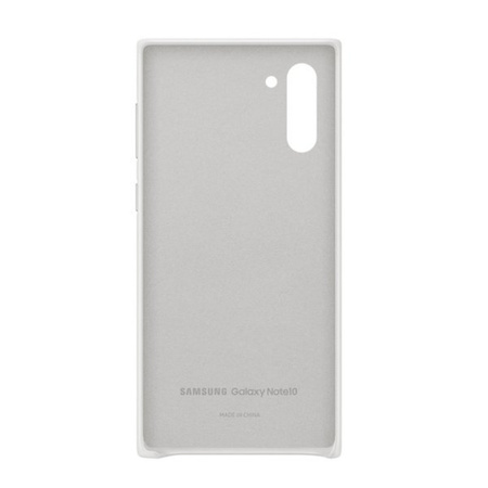 Samsung Galaxy Note 10 Leather Cover phone case - white