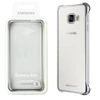 Etui na telefon Samsung Galaxy A3 2016 Clear Cover - transparentne z srebrną ramką