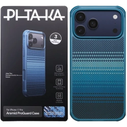 Etui do Apple iPhone 17 Pro Pitaka Aramid ProGuard Case - niebieskie (Moonrise)
