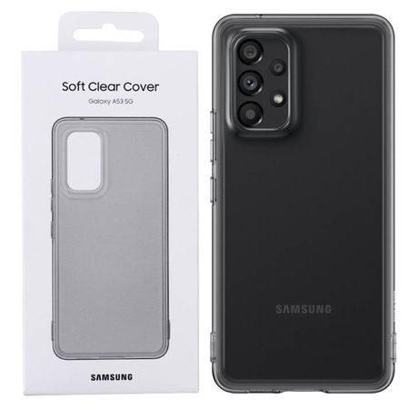 Samsung Galaxy A53 5G Soft Clear Cover case EF-QA536TBEGWW - smoked