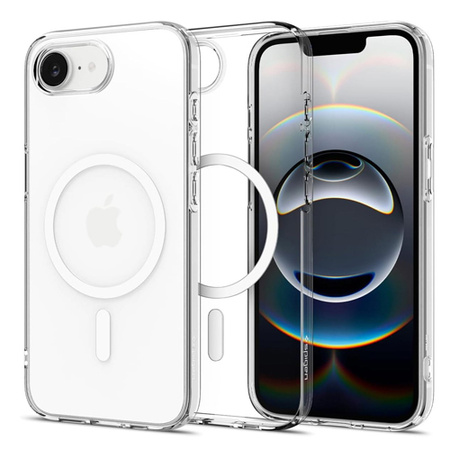 Spigen Liquid Crystal MagFit silicone case for Apple iPhone 16 Pro for MagSafe - transparent