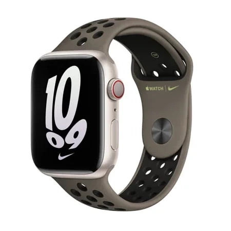 Apple Watch 42/ 44/ 45/ 49 Ultra/ Ultra 2 Nike Sport Band S/M M/L - Olive Grey/ Black