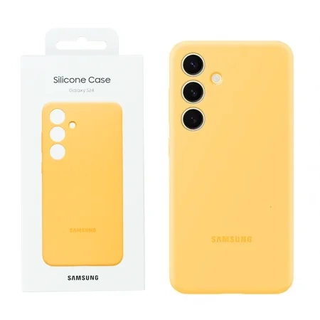 Etui na telefon Samsung Galaxy S24 Silicone Case - żółte (Yellow)