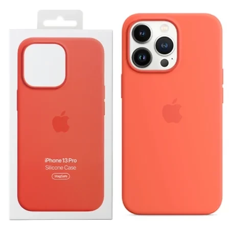 Apple Silicone Case MagSafe for iPhone 13 Pro - Nectarine (Nectarine)