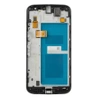 Genuine LCD display with bezel for Motorola Moto G4 - black