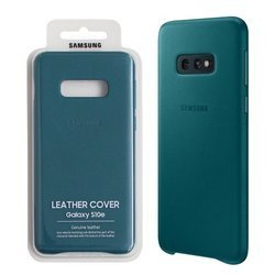 Samsung Galaxy S10e leather case Leather Cover EF-VG970LGEGWW - green