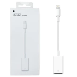 Apple Lightning to USB camera connector adapter - white