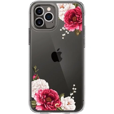 Cyrill Cecile Apple iPhone 12 Pro Max Case - Transparent (Red Floral)