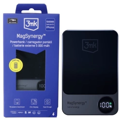 3MK MagSynergy 5000 mAh 18W powerbank - black