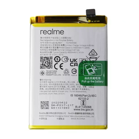 Oryginalna bateria BLP837 do Realme 8 Pro/ 9 Pro Plus/ 9 Pro Plus 5G - 4500 mAh