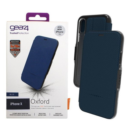 Apple iPhone X/ XS case GEAR4 Oxford IC8OXDBUE - dark blue