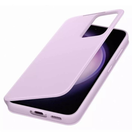 Samsung Galaxy S23 Smart View Wallet Phone Case - lavender