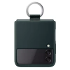 Silikonowe etui Samsung Silicone Cover with Ring do Galaxy Z Flip3 5G - zielone