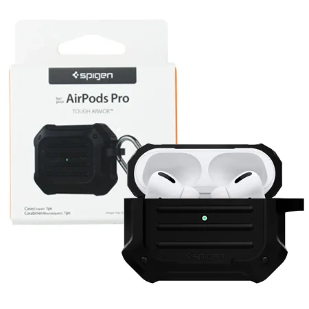 Spigen Tough Armor silicone case for Apple Airpods Pro - black 