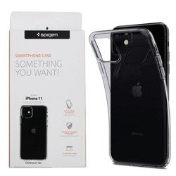 Apple iPhone 11 etui silikonowe Spigen Liquid Crystal 076CS27179 - transparentne