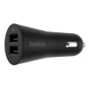 Belkin dual port car charger with Lightning cable for iPhone/ iPad - 24W