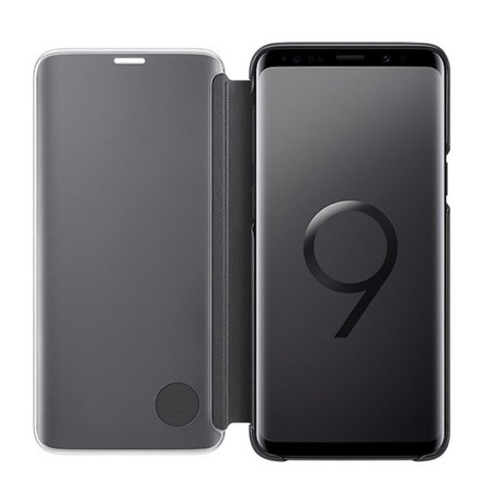 Samsung Galaxy S9 Clear View Standing Phone Case - black [OUTLET]