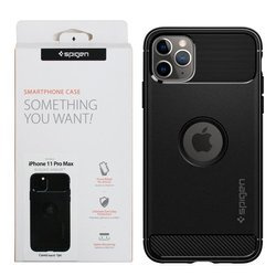 Apple iPhone 11 Pro Max case Spigen Rugged Armor 075CS27133 - black