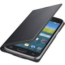 Samsung Galaxy S5 mini Flip Cover phone case - black