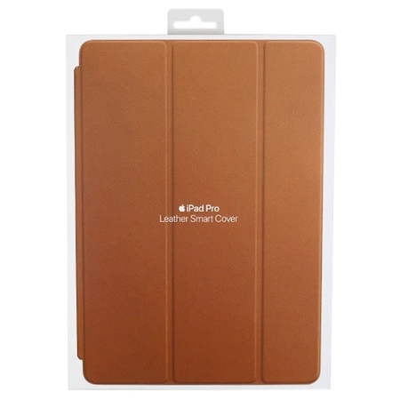  Apple iPad 7/ 8/ 9/ Air 3/ Pro 10.5 Leather Smart Cover case - brown (Saddle Brown)