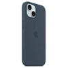 Apple iPhone 15 Silicone Case MagSafe - Navy Blue (Storm Blue)