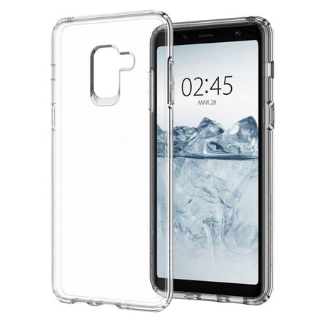 Samsung Galaxy A8 2018 silicone case Spigen Liquid Crystal 590CS22748 - transparent