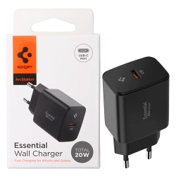 Spigen Essential 20W power charger - black
