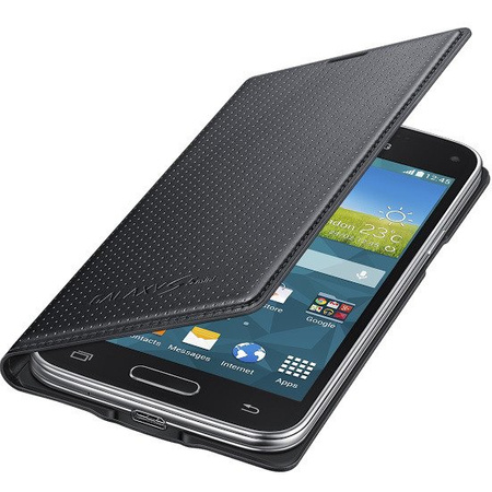 Samsung Galaxy S5 mini Flip Cover phone case - black