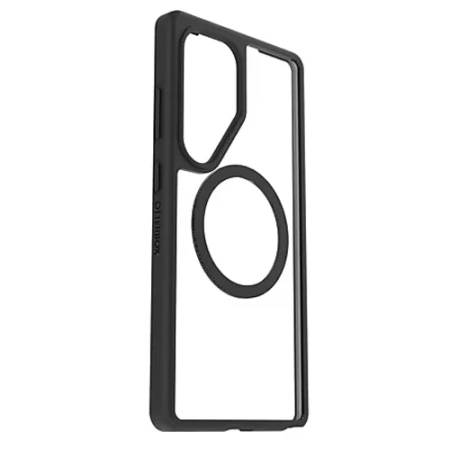 Etui na telefon Samsung Galaxy S25 Ultra OtterBox React Series - transparentne z czarną ramką