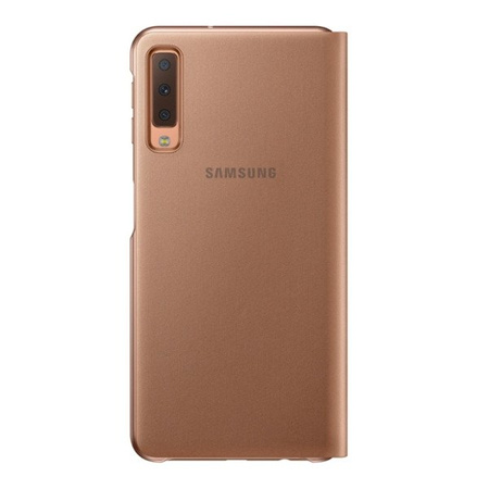 Samsung Galaxy A7 2018 Wallet Cover case EF-WA750PFEGWW - gold