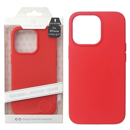 Case for Apple iPhone 13 Pro Just Must Candy - red