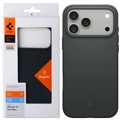 Spigen Silicone Fit MagSafe Case for Apple iPhone 17 Pro Max - Green (Abyss Green)