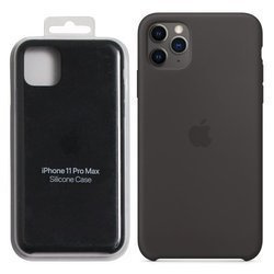 Apple iPhone 11 Pro Max silicone case MX002ZM/A - black