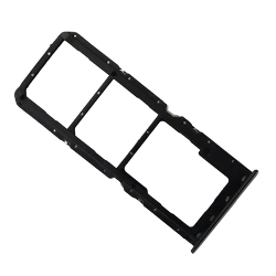 Szufladka kart SIM do Realme C21Y oryginalna - czarna (Cross Black)