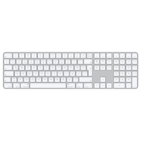 Klawiatura Apple Magic Keyboard with Touch ID and Numeric Keypad (układ turecki) - biała