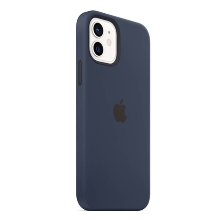 Etui silikonowe do Apple iPhone 12/ 12 Pro - granatowe (Deep Navy)