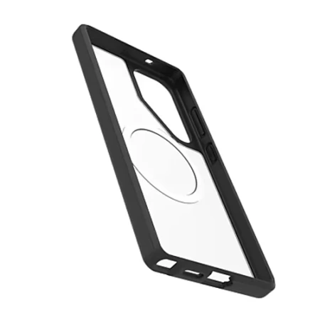 Etui na telefon Samsung Galaxy S25 Ultra OtterBox React Series - transparentne z czarną ramką