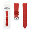 Samsung Galaxy Watch 4/ Watch 5 20 mm strap M/L Hybrid Leather Band ET-SHR89LREGEU - red