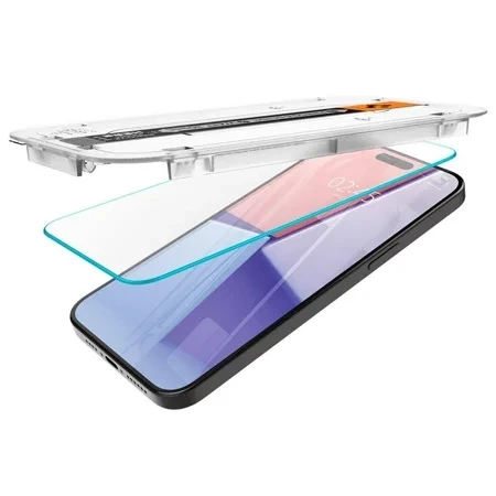 Szkło hartowane na Apple iPhone 15 Pro Max Spigen Glas.TR EZ FIT - 2 sztuki