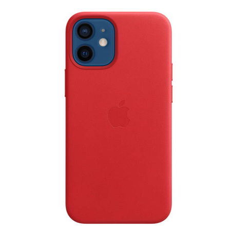 Apple iPhone 12 mini Leather Case MagSafe MHK73ZE/A - red (Scarlet)