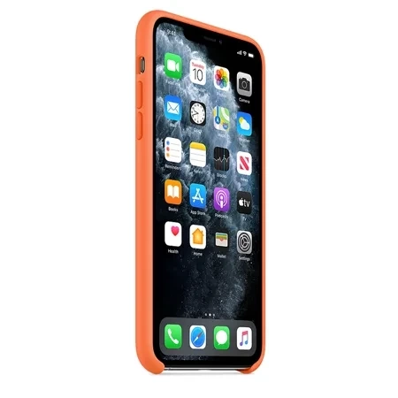 Apple iPhone 11 Pro Max Silicone Case - Orange (Vitamin C)