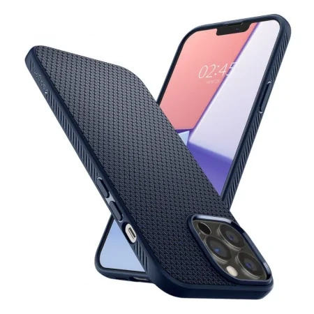 Spigen Liquid Air Silicone Case for Apple iPhone 13 Pro Max - Blue (Navy Blue)